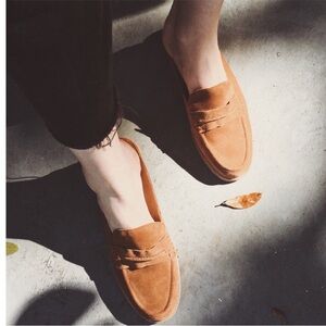MADEWELL | Elinor suede loafer mules
